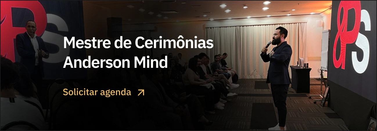 banner mestre de cerimônias